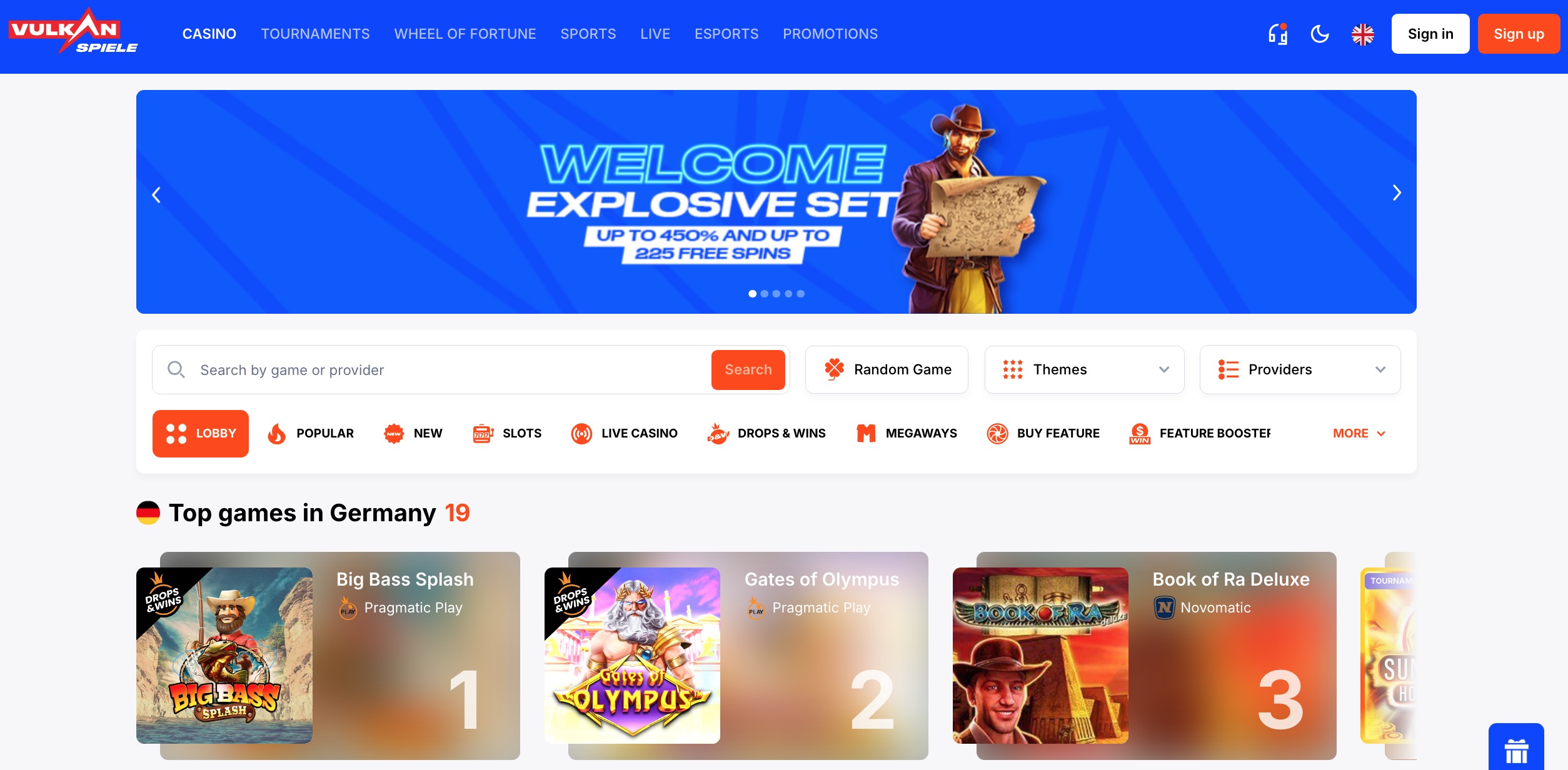 Vulkan Spiele Official Website